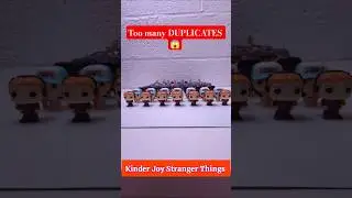 DUPLICATES Again?! 😱Kinder Joy Stranger Things Funko Pop #kinderjoy #funkopop #strangerthings