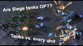 Tanks vs. all Zerg and Protoss ground units... who can beat them??