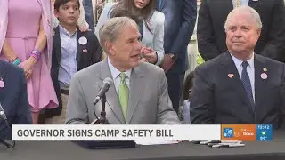 Gov. Abbott signs new laws banning youth cabins in floodways, requiring camp safety plans