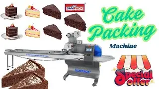 🎂Slice Cake Packing Machine|🎂/Bar Cake🎂 Flow Wrapping Packing Machine Manufacturers in Coimbatore