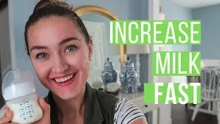 How to INCREASE MILK supply FAST OVERNIGHT !