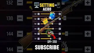 Free Fire Ac80 Headshot Trick || Ac80 Atuo Headshot Sensitivity Settings 2025 || FF Sensitivity