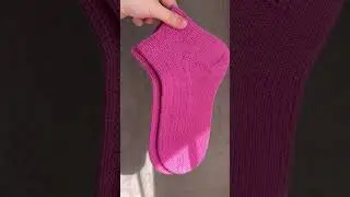 Вязаные носки простым узором 🧶 #knitting #fashion #вязание #socks #новинка2025
