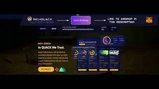 RichQuack , airdrop 500$ , richquack new big crypto project 2022