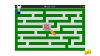 Mouse in a maze using  python and TKinter