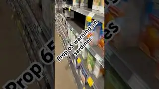 Prop 65 Warning on Sardines?