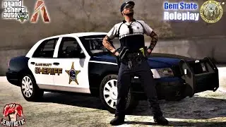 GTA 5 FiveM - Gem State Roleplay #8 - Dont Pull a Gun On My Deputy!