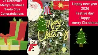 25 December happy merry Christmas Santa Cruz  like subscribe share my chanel Khalidcreativeideas 