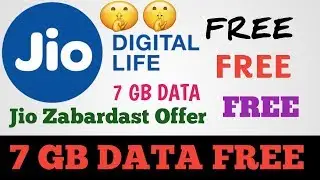 Jio Latest Offer | 7GB Data Free |  Jio Redeem Voucher How To Use 2019