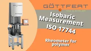 Rheometer for polymer [capillary rheometer] Isobaric PVT Measurement according to ISO 17744