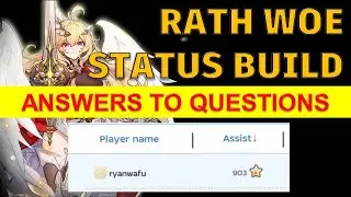 RATHGRICY WOE STATUS BUILD - Q & A