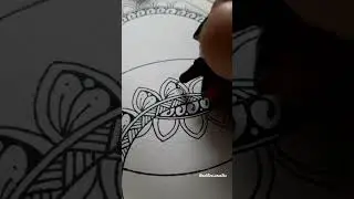 A beginner friendly pattern. #mandalaart #mandalas #patterns #patternart #draw #drawingtutorial