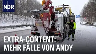 Abschleppen während Schneesturm 