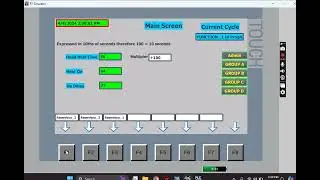 HMI for cable cutting machine
