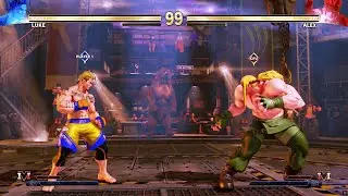 Luke vs Alex (Hardest) - Street Fighter 5. | Epic Battle