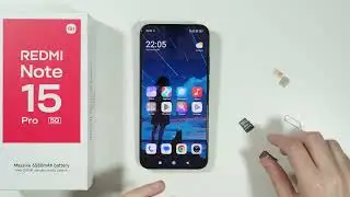 Redmi Note 15 Pro 5G: Как открыть слот для SIM-карты (извлечь лоток для SIM-карты)