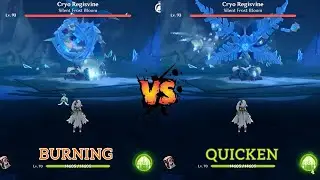 NAHIDA Burning vs Quicken dmg comparison ...#nahida