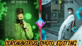 virus Photo Editing In PicsArt|| PicsArt virus Photo Editing Tutorial|| virus