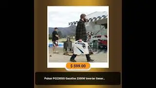 Pulsar PG2300iS Gasoline 2300W Inverter Generator, carb approved