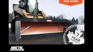 Arctic Snowplows - Heavy Duty Trip Edge Plow for Skid Steer
