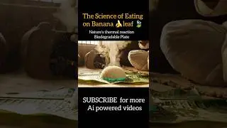 Why Indians Eat on Banana Leaves | The Science & Thermal Reaction Explained #facts #history
