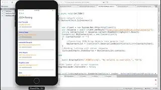 Xamarin.Forms: Consuming Rest Webservice - JSON Parsing (C# - Xaml)