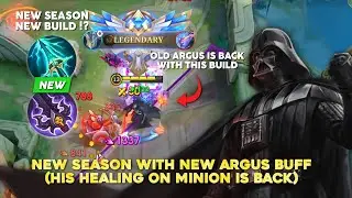 New Season,New Argus Buff,New Items And New Edit Is Back Baby🔥 ~Global Argus Mobile Legends