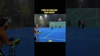 7 runs by Joji on legal ball in cage cricket #cricketvideos #ytshorts #viralvideo #joji #six