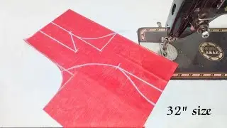 Front neck blouse design cutting and stitching ✂️ // Halter neck blouse design ✂️