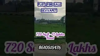 Plot For Sale @ Avadi Next Sevvapet | Dtcp Approved | 90% Bank Loan | Call : 8610515476
