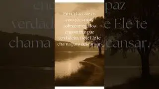 #descansoemDeus #JesusCristo #f&eacute; #pazinterior #palavradedeus #devocional #esperan&ccedil;a