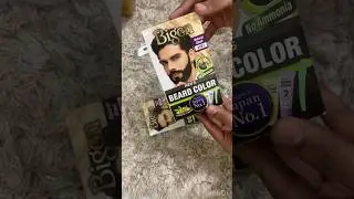 BIGEN Natural black beard color in Rs.380#bigen #beard #blackhair #unboxing #trending #viral #shorts
