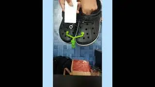 The Unboxing of Brand new crocs (size6) bought from Flipkart #crocs #flipkart #edit