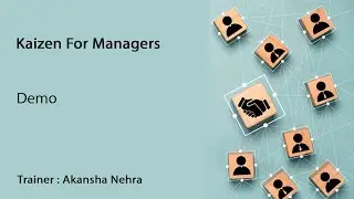 Learn Kaizen For Managers online | Koenig Solutions