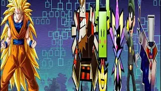 Ssj3 Goku VS O'Chunks Mimi Dimentio Mr L Count Bleck(Super Paper Mario)