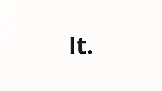 How to pronounce It.