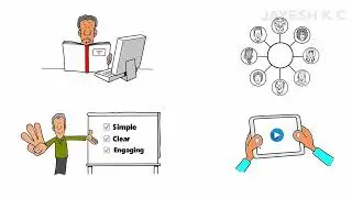 whiteboard animation explainer video for marketing and advertising  #16-full color video