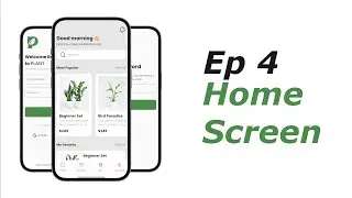 Tab Navigation - Plant Shop - Flutter UI | Speed Code