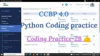 Python coding Practice - 2B |  NXT Wave | #nxtwave #ccbpacademy #coding #ccbpintensive #python #ccbp