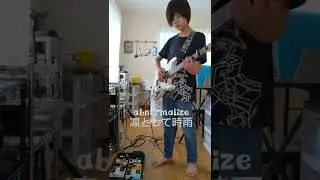 凛として時雨【abnormalize】の、完コピ目指そうと泣きながら練習した12歳🎸