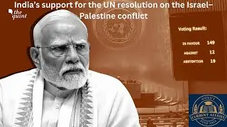 🇮🇳 India Supports UN Resolution on Israel&ndash;Palestine | New York Declaration Explained | Current Affai