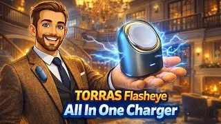 TORRAS Flasheye All In One Charger - Fast Dual Charging, Compact & Travel-Ready