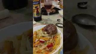 100723 В Москве дождь. Узбекский портвейн под лагман и казахстанский казы.