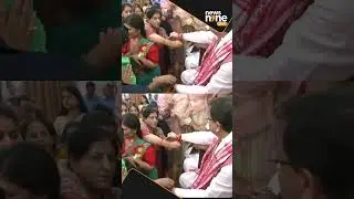 BJP Members and Women Tie Rakhi to Uttarakhand CM Pushkar Singh Dhami Ahead of Raksha Bandhan