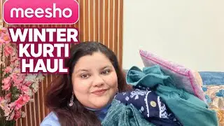 Meesho Kurta Haul 💖 Winter Wear | Plus Size Friendly | Under ₹500