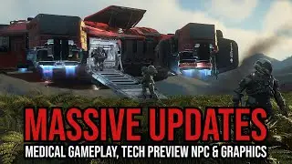 Star Citizen TECH PREVIEW: MASSIVE Graphics, Medical Gameplay & NPC Update