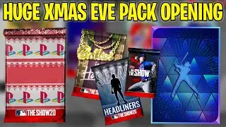 CHRISTMAS CAME EARLY?! GIANT HUGE INSANE PACK OPENING! MLB The Show 20 Diamond Dynasty
