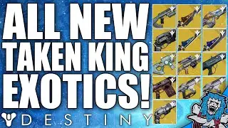 Destiny: New TAKEN KING Exotic Weapons With Sources To Obtain!