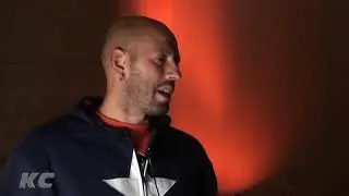 Justin Credible shoots on Rob Van Dam