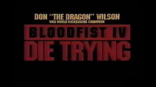 Bloodfist IV: Die Trying Rare Promo Trailer (1992)